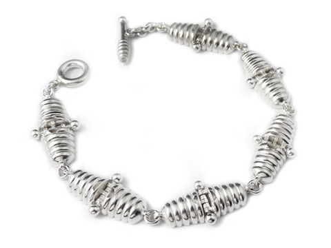 designer silver bracelet