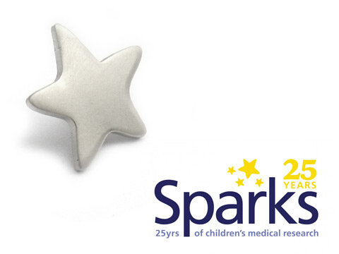 Sparks charity badges.
