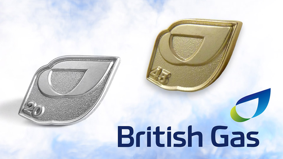 british gas long service badges