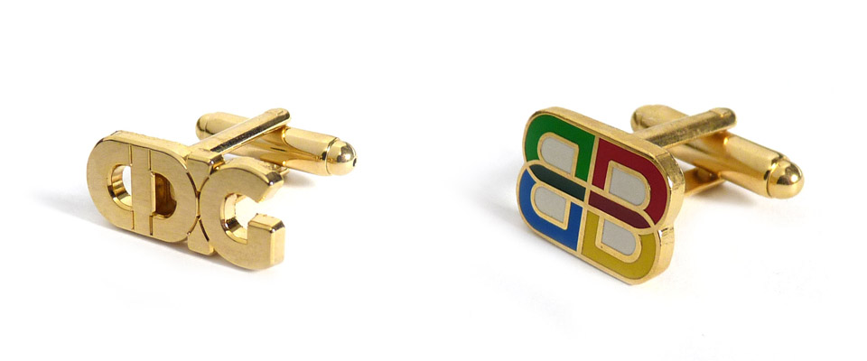 bespoke gold cuff links