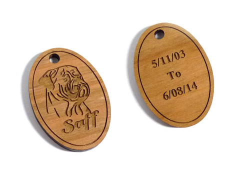 pet tags engraved front and back with any message