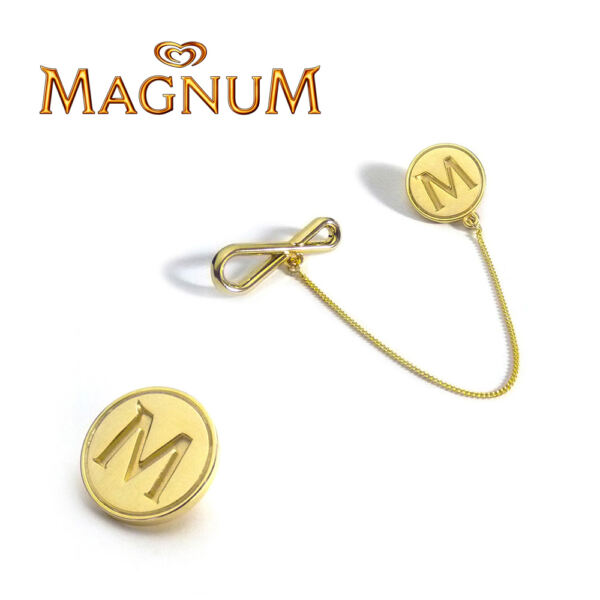 bespoke double lapel pin badges